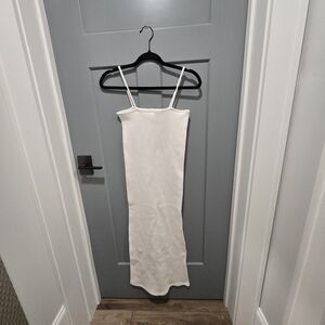 BUCKETLIST White Rope Strap Dress